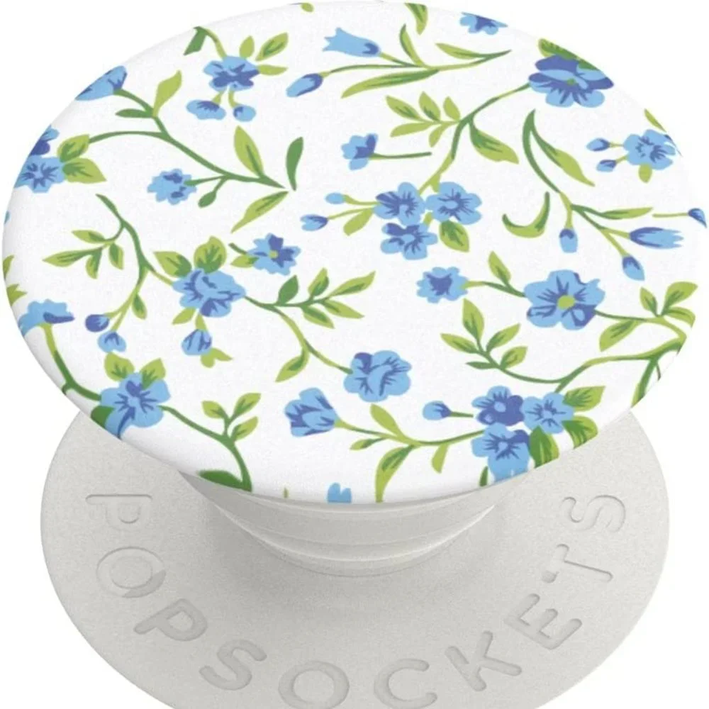Blue Ditsy Popsockets Single Grip & Stand Universal Phones and Tablet Holder